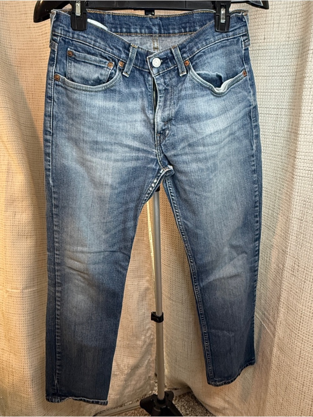 Levi's Slim-Straight Light Blue Denim Jeans
